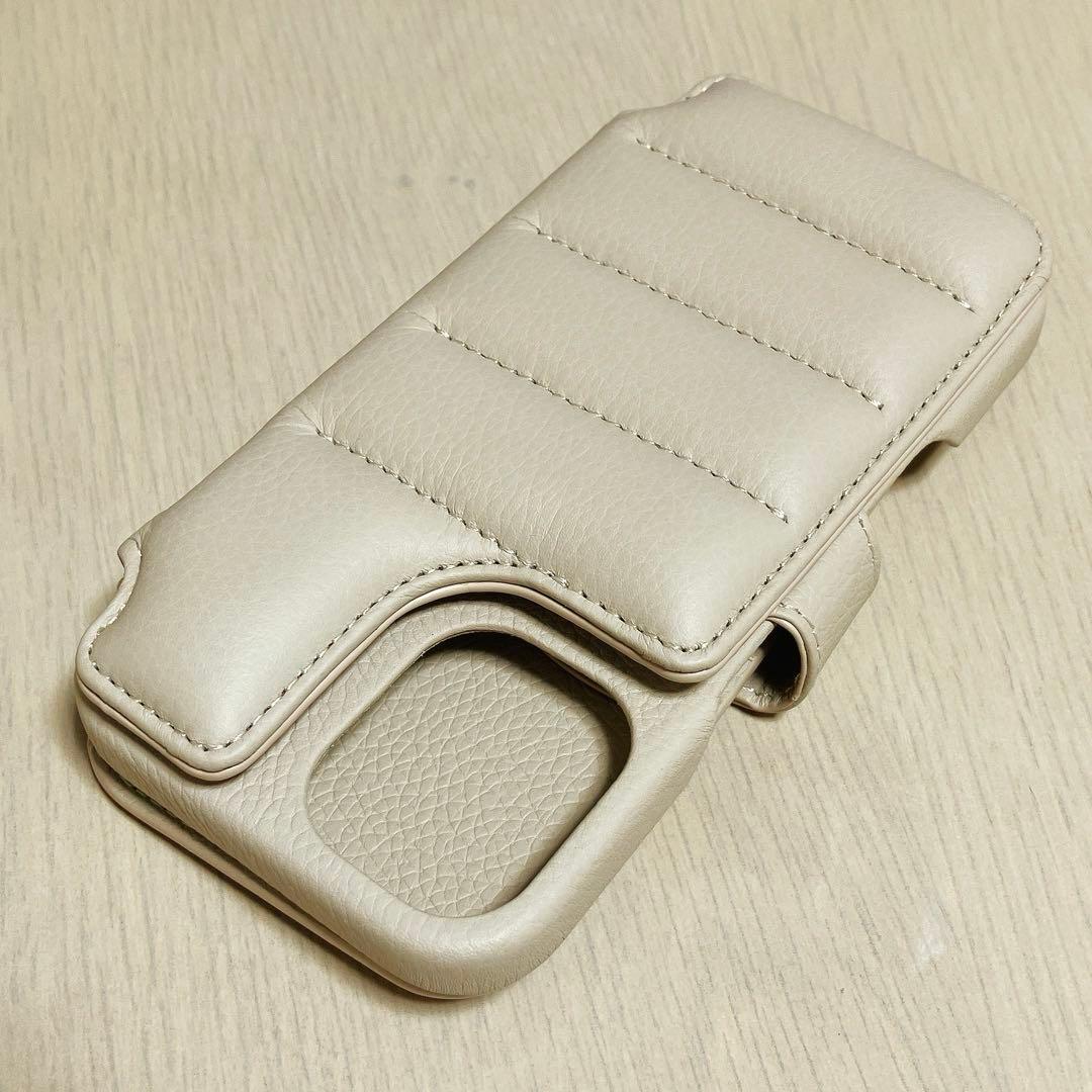 DEMIU BALLON バロン ドゥ iPhone16 レザーケース ベージュ