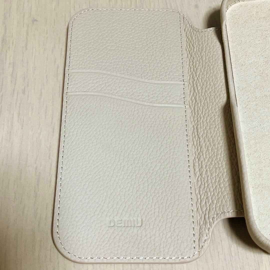 DEMIU BALLON バロン ドゥ iPhone16 レザーケース ベージュ