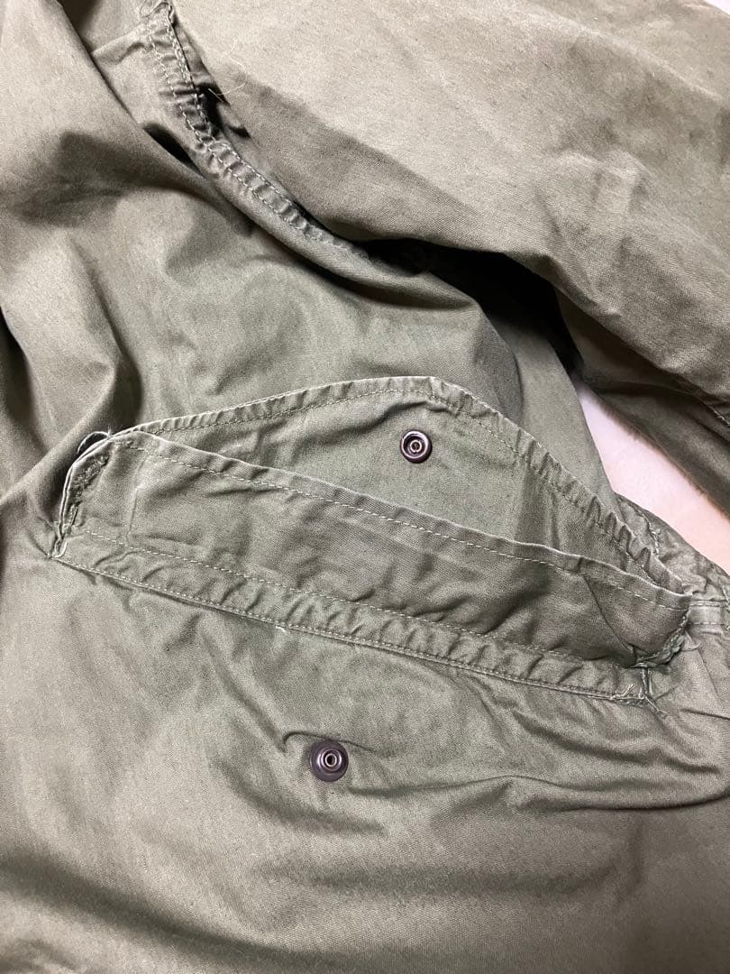 米軍実物　1968年度会計品　M-65 フィッシュテールパーカー　アルミジッパー