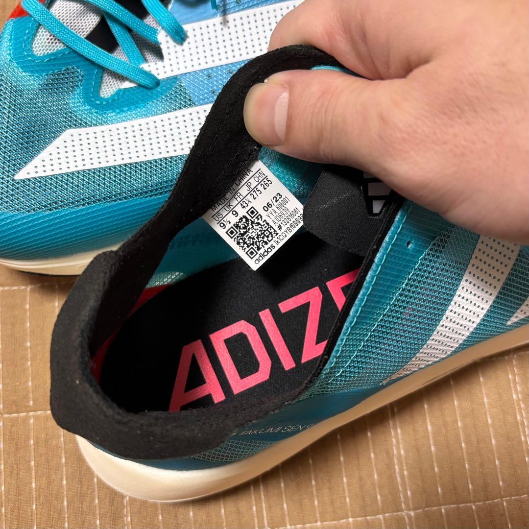 【adidas】Adizero TAKUMI SEN 9 NEWカラー　27.5
