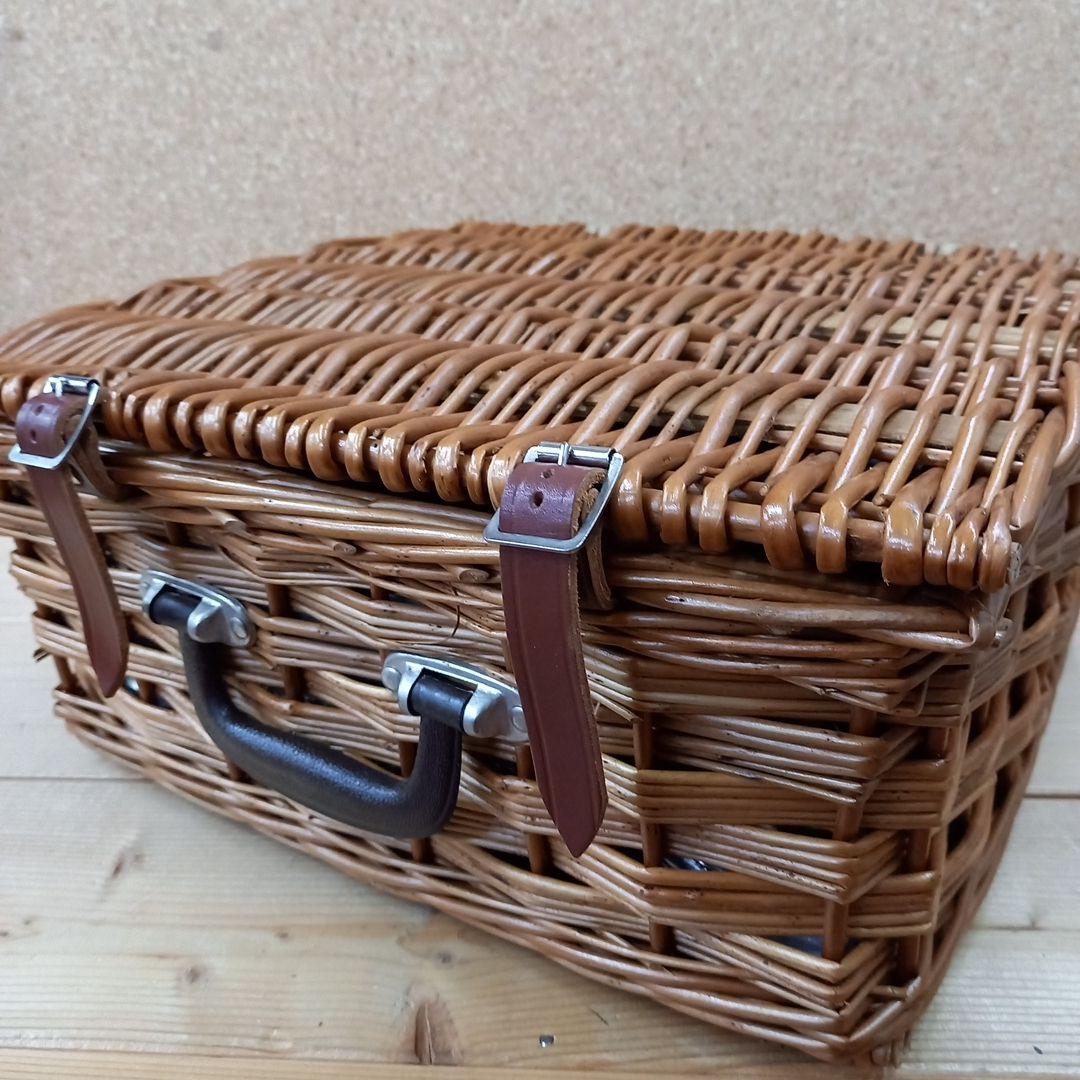 BREXTON　ブレクストン　ヴィンテージ　ピクニックバスケット　2人