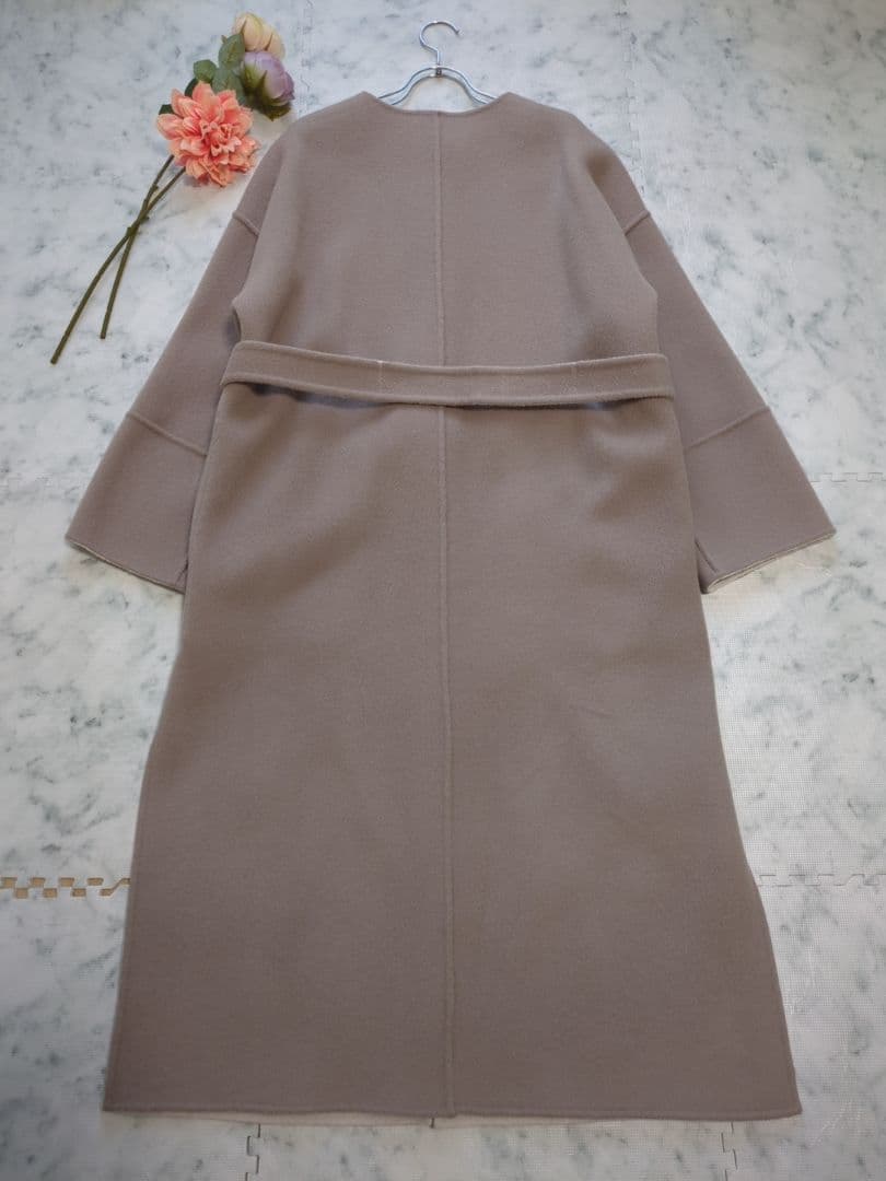 FRAY I.D 　ウールカシミヤバイカラーリバーコート