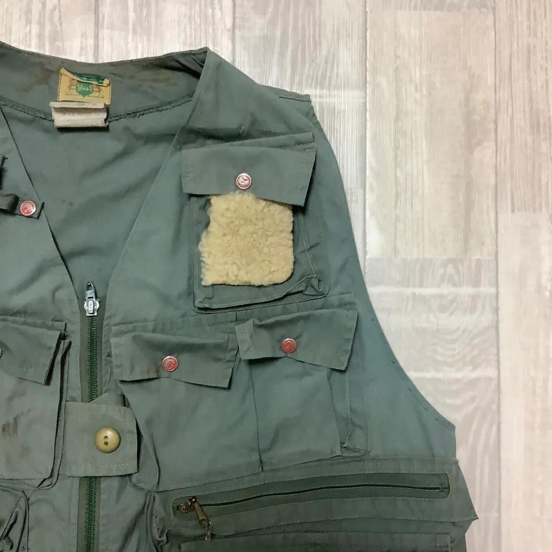 【VTG】イデアル社製フィッシングベスト!! 涙タロン・ロケットタロン!!　L