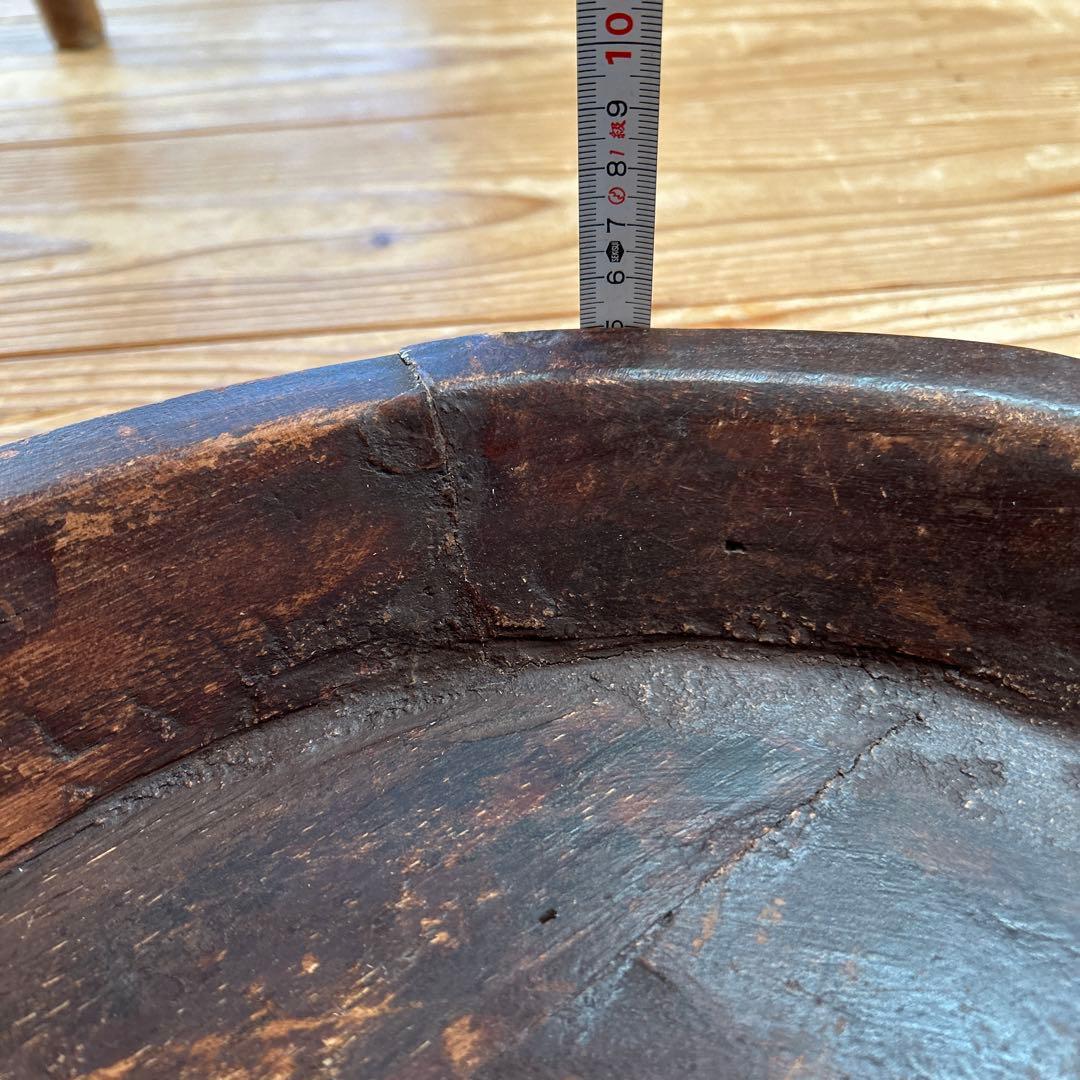 アンティークウッドボウル　アンティークこね鉢