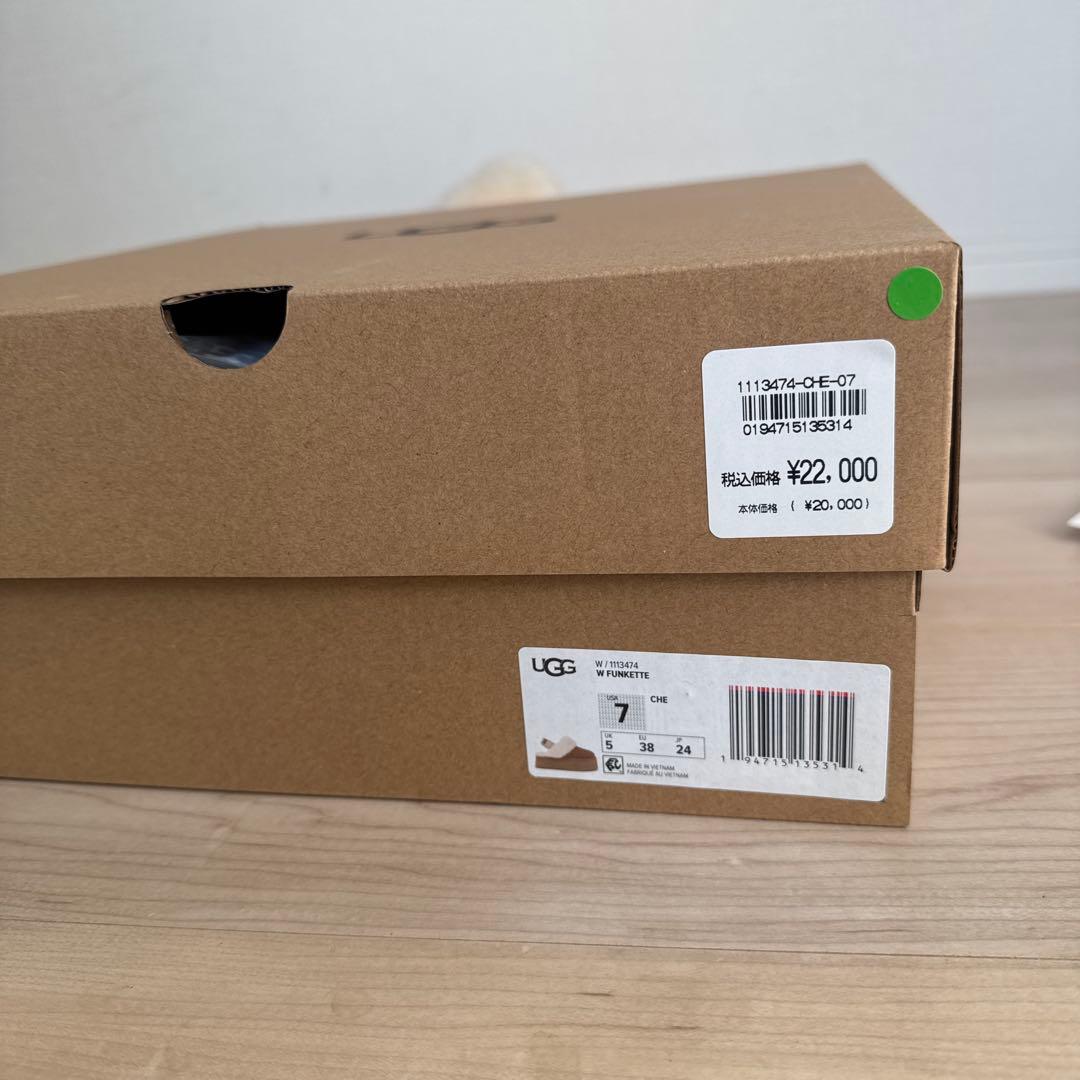 UGG FUNKETTE サンダル 24cm ブラウン