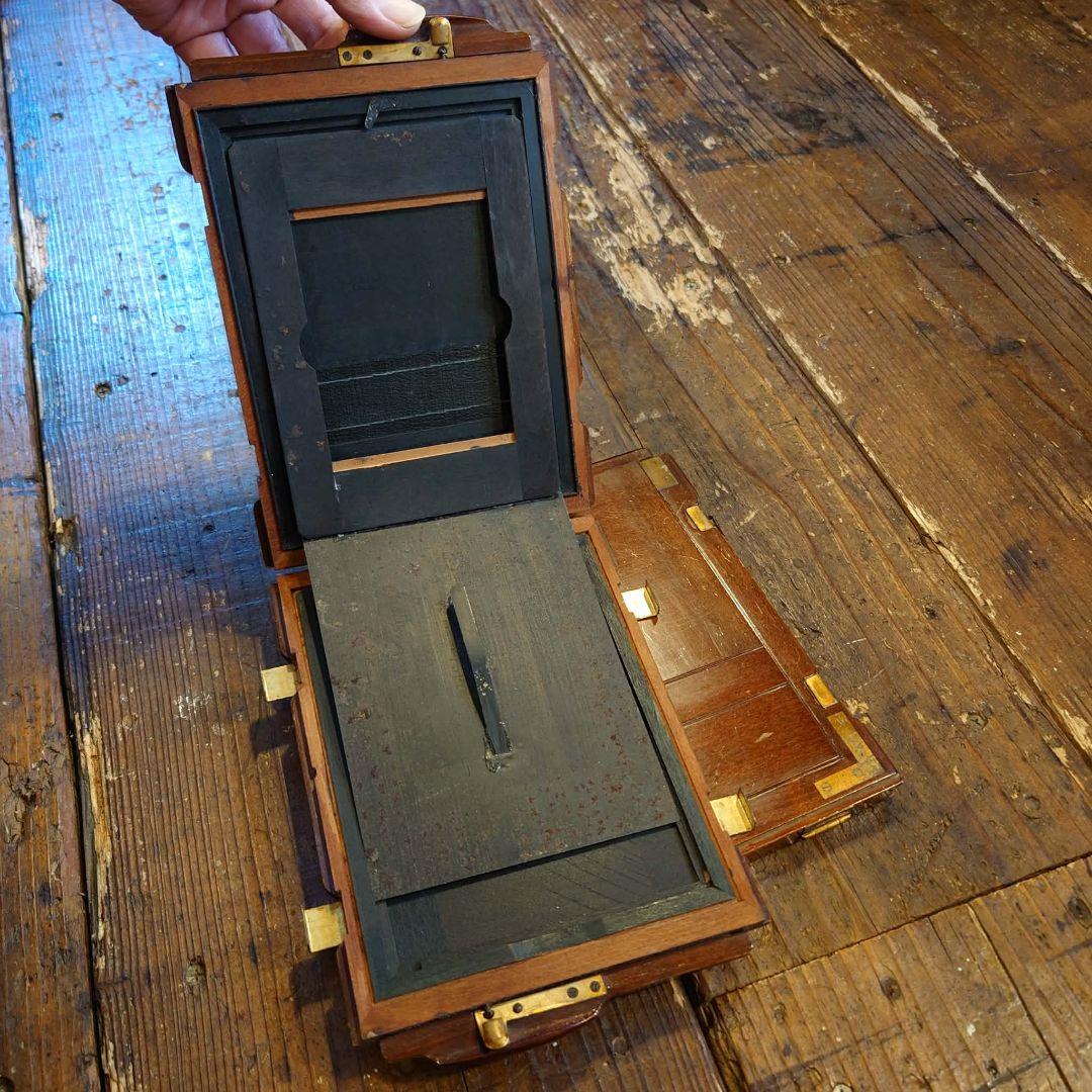 R.Konishi 木製 大判カメラ 蛇腹カメラ シャッター レンズ 三脚