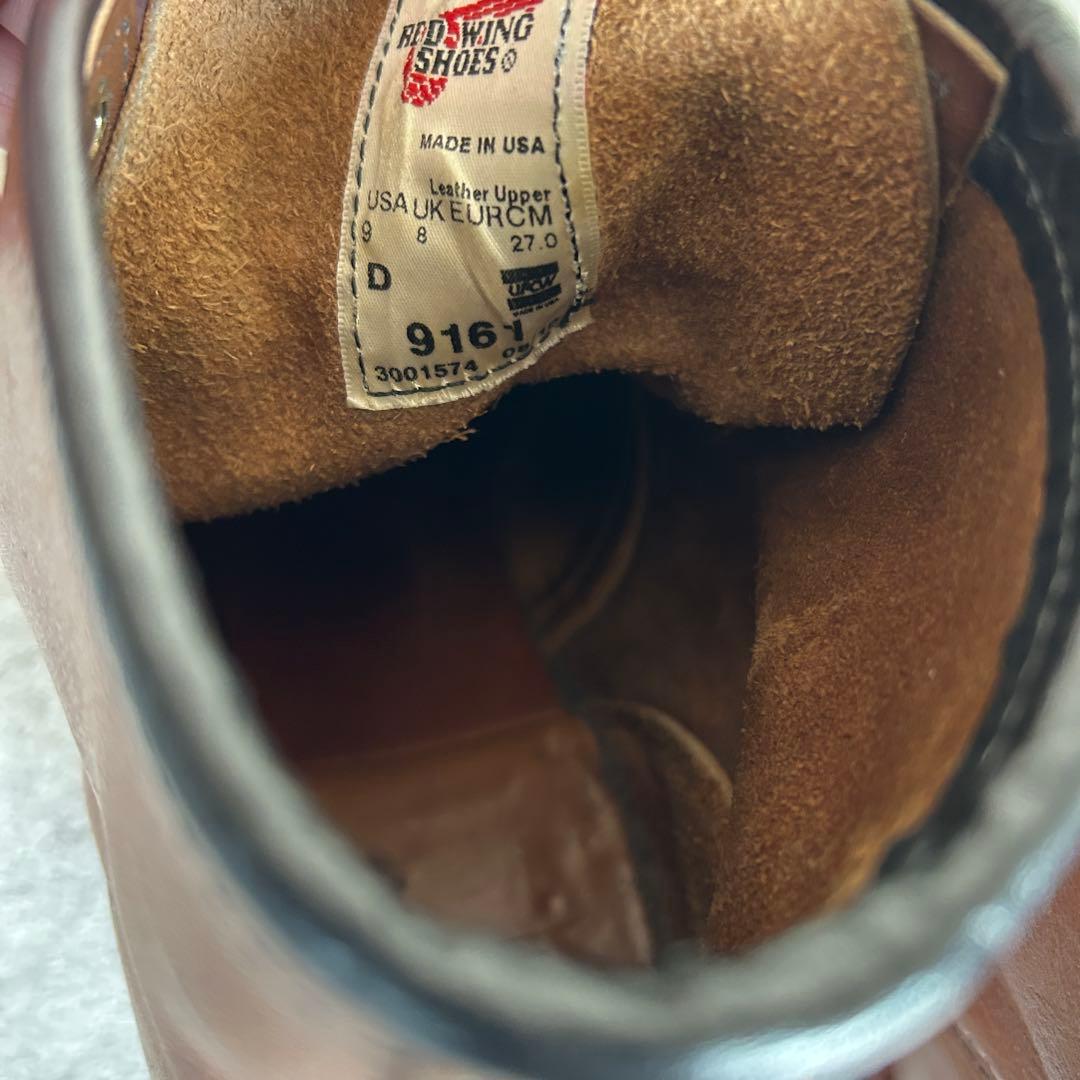 REDWINGレッドウィング　9161 ベックマン　ワークブーツ　27 9Ｄ