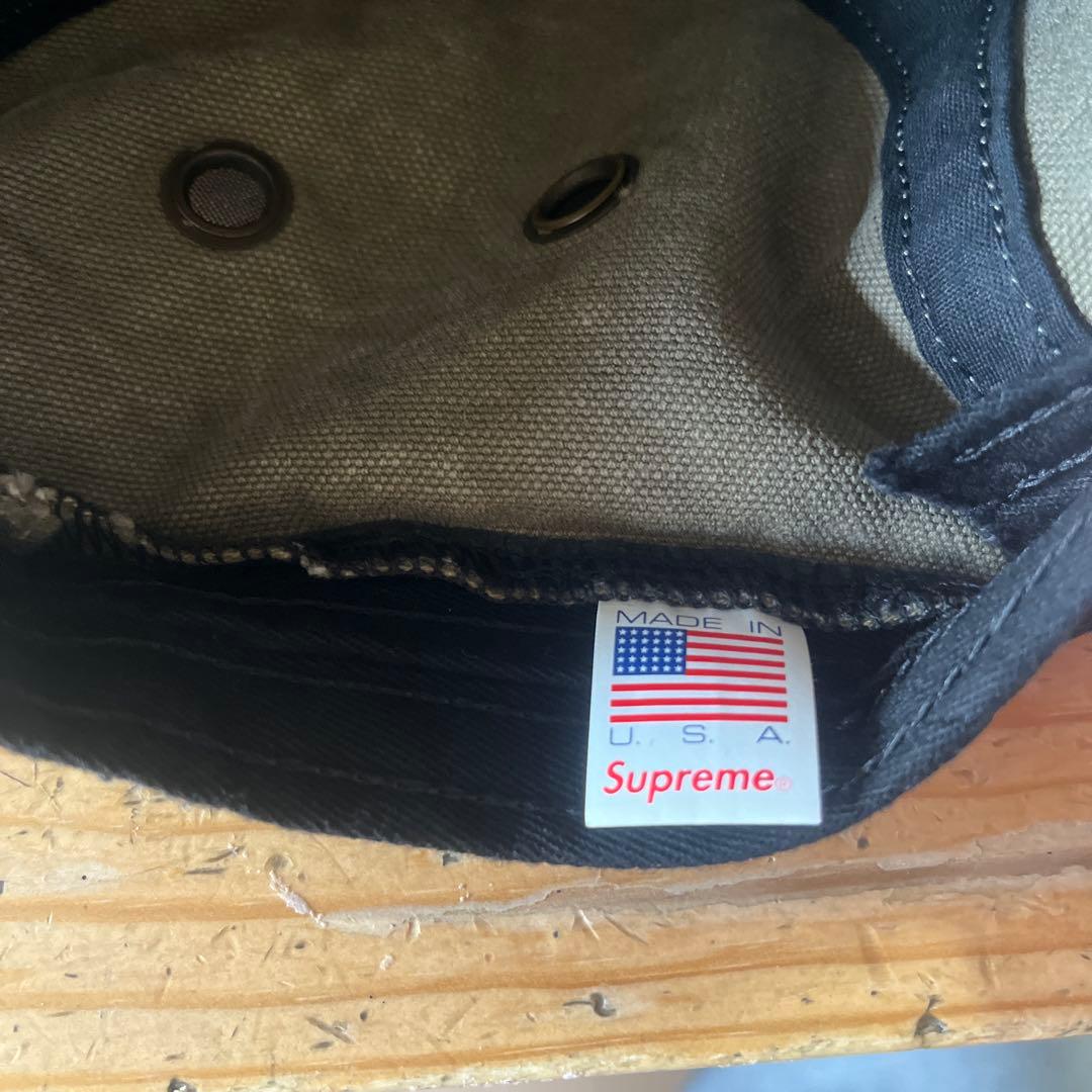 Supreme カーキ ロゴキャップ