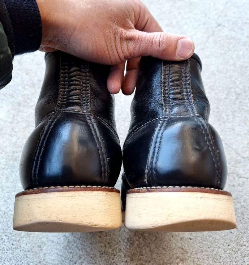 98年製 レッドウィング 8130 ブラッククローム 9D