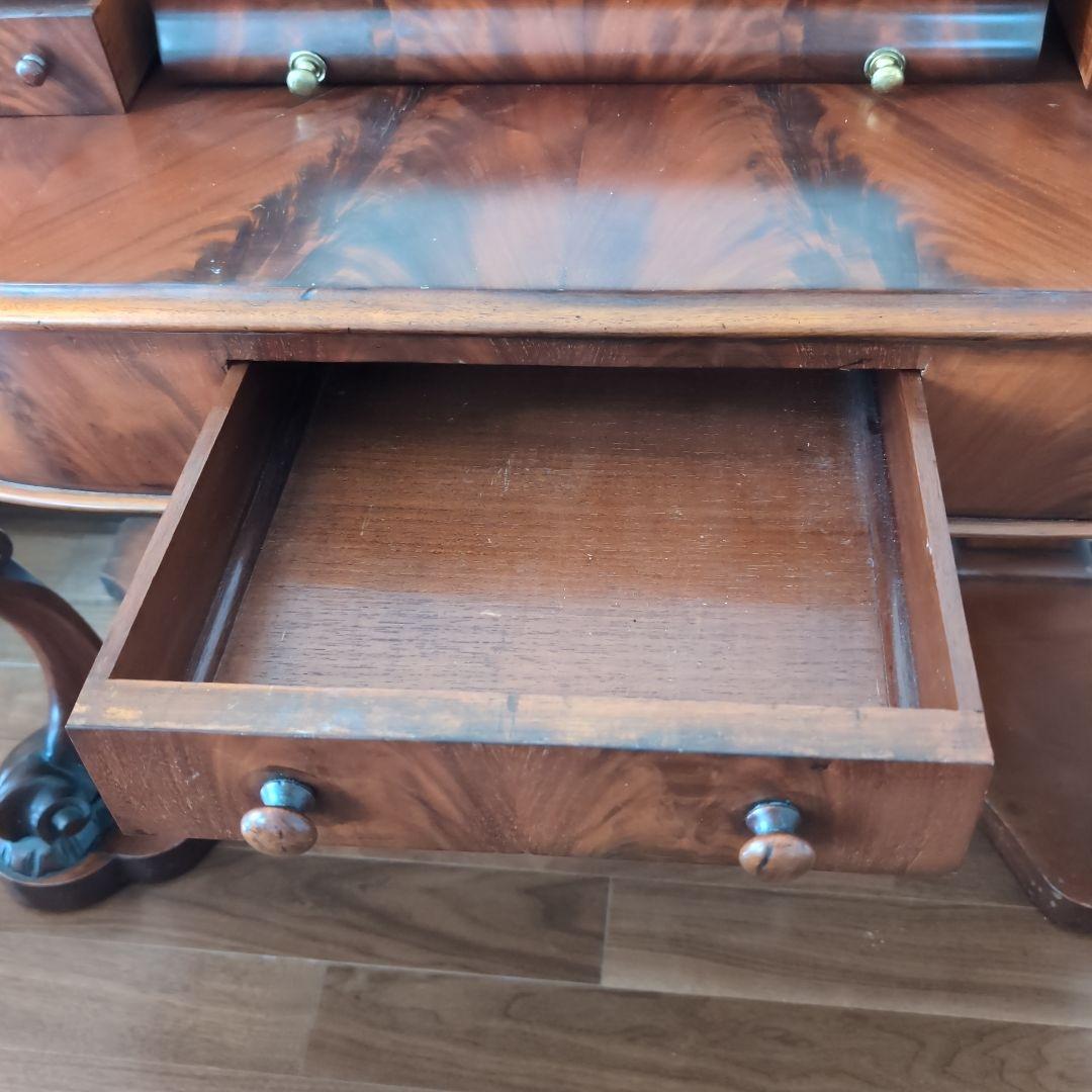 アンティーク木製文机 西洋 大正