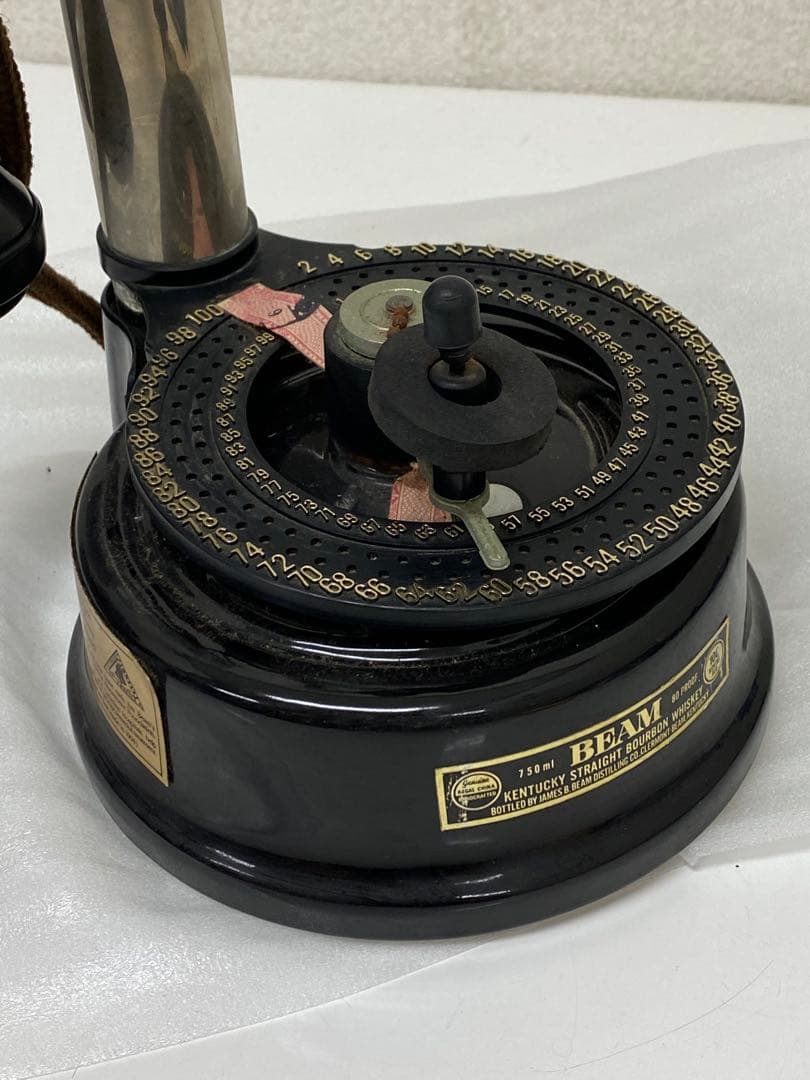 3-2689 ジム・ビームの「1904年式ダイヤル電話デキャンタ　ウィスキー