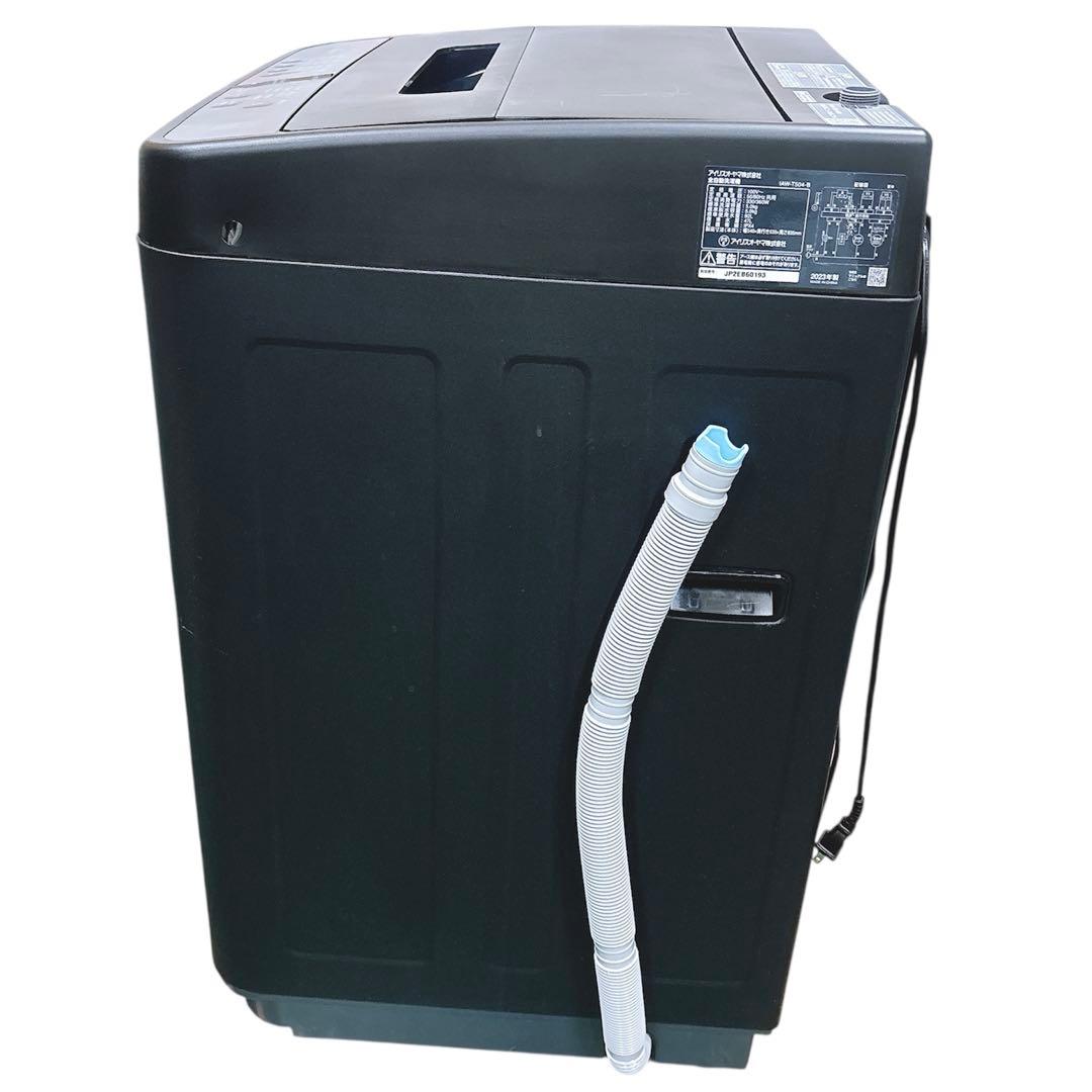 ★送料込み★2023年製 5kgアイリスオーヤマIAW-T504ブラック黒色