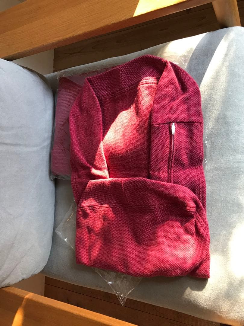 IDEEイデーDIMACHEディモンシュ一人掛けソファー②替えカバー付きレッド