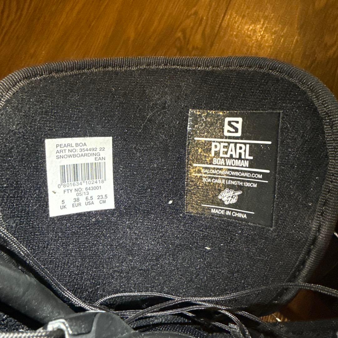 Salomon 女性用 スノーボードブーツ ブラック/ピンク 23.5cm