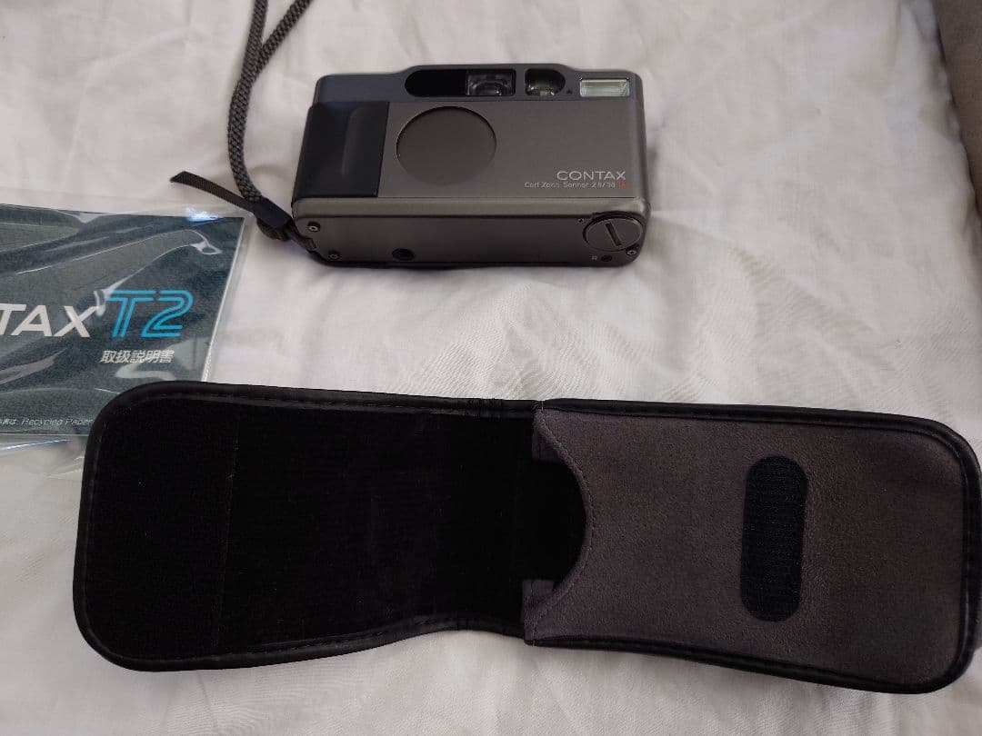 CONTAX T2 カメラ　チタンブラック　データバック　付属品　全付