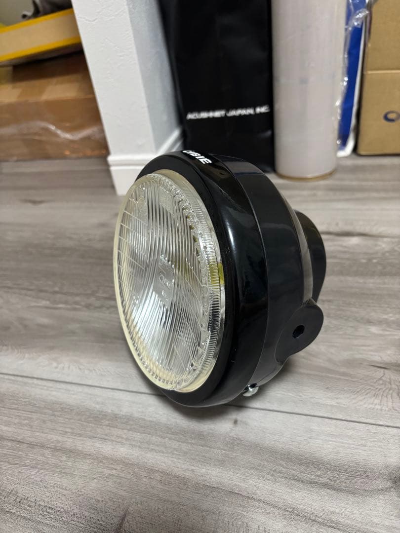 CIBIE 凹みヘッドライト　黒リム　CB250T CB400T