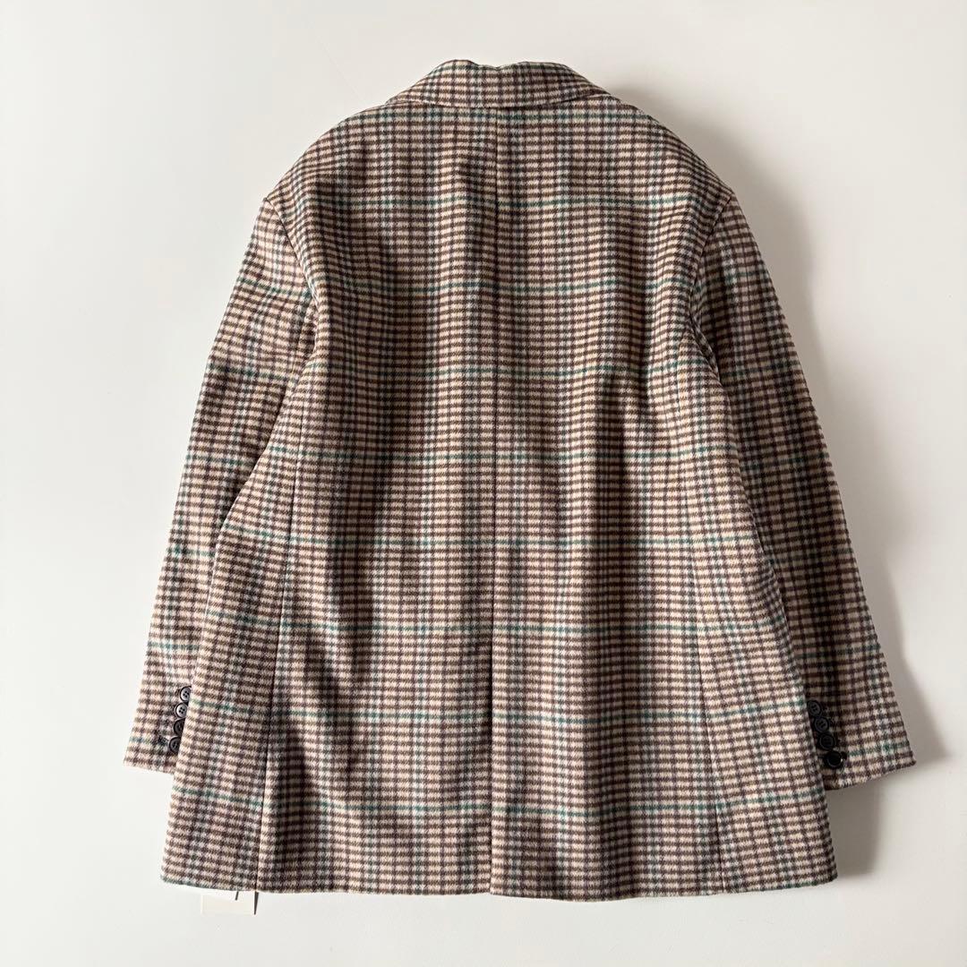 新品♡　ミラオーウェン　カシミヤアンゴラ混　テーラードダブルジャケットコート