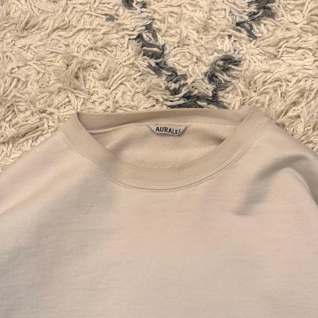 【美品】AURALEE オーラリー　グラデーションスウェット　ブラウン