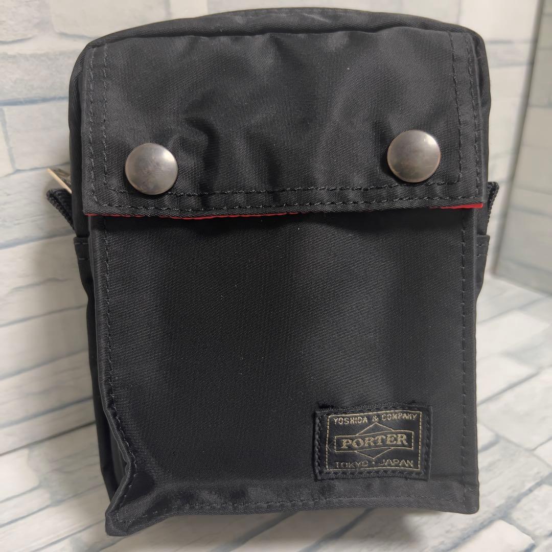 【美品・限定】ポーター ils エルファイン ミニショルダーバッグ 黒 ポーチ