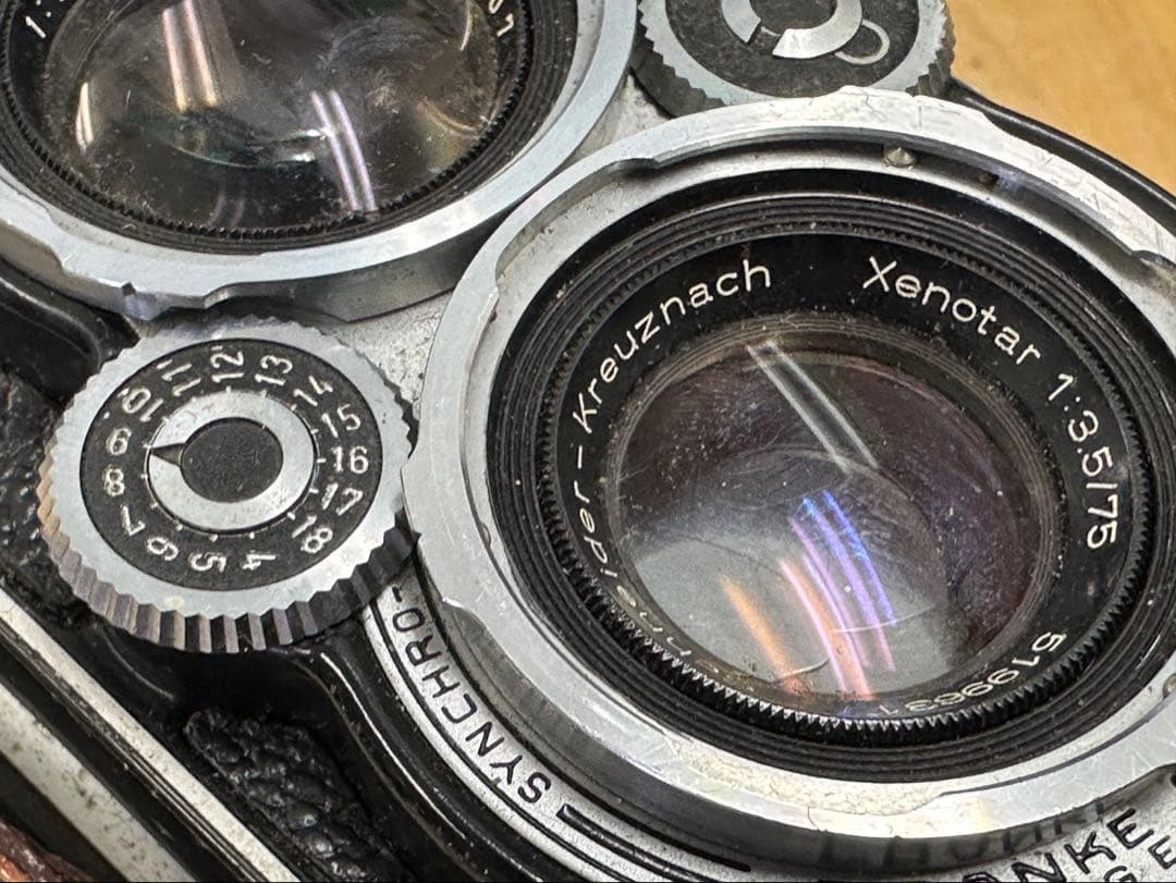 Rolleiflex 二眼レフカメラ Xenotar 1:3.5/75 ケース付