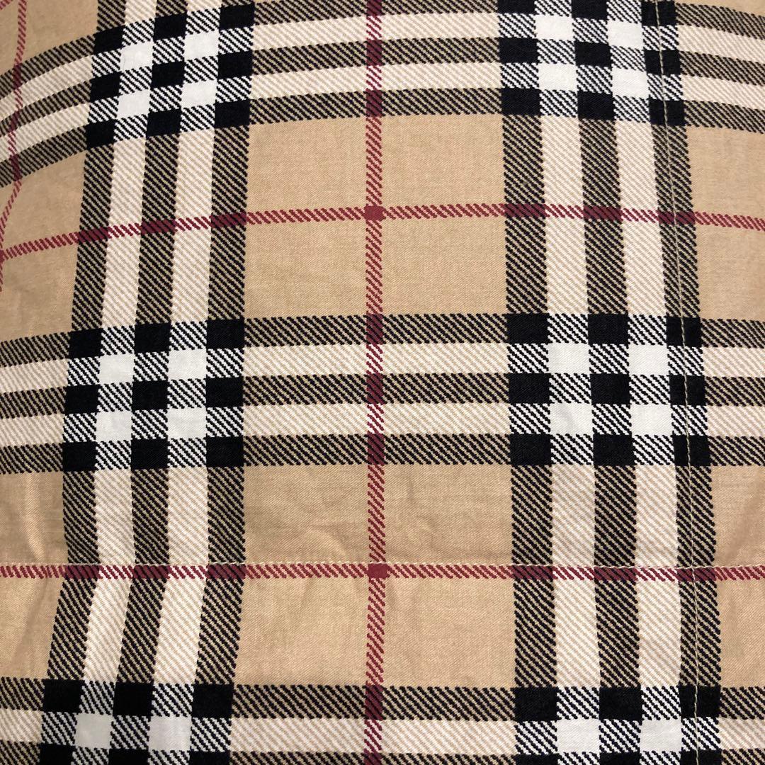 新品　未使用　BURBERRY 羽毛膝掛け　ノバチェック