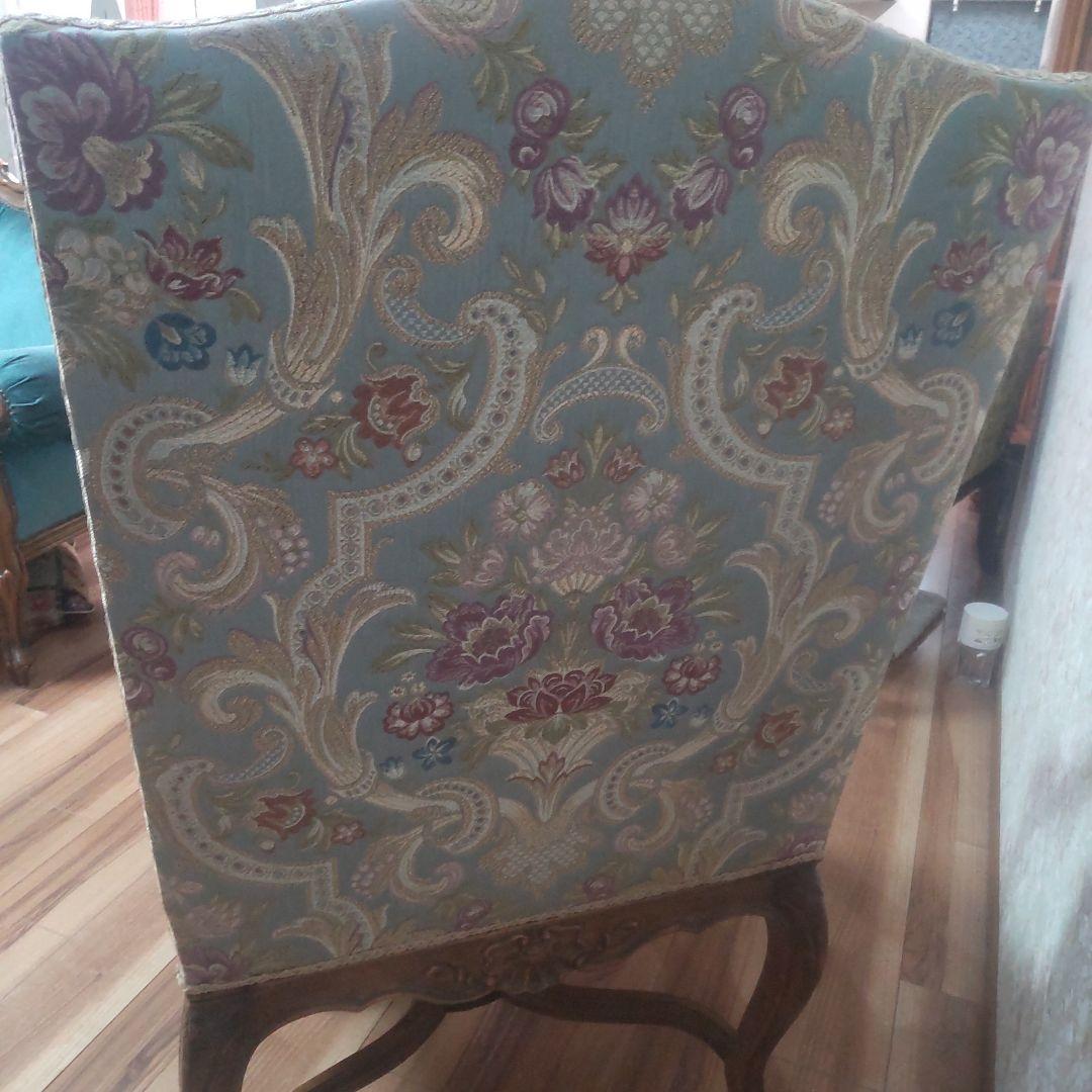 イタリア製 チェア 椅子 家具 1人掛け アンティーク 猫脚 美品