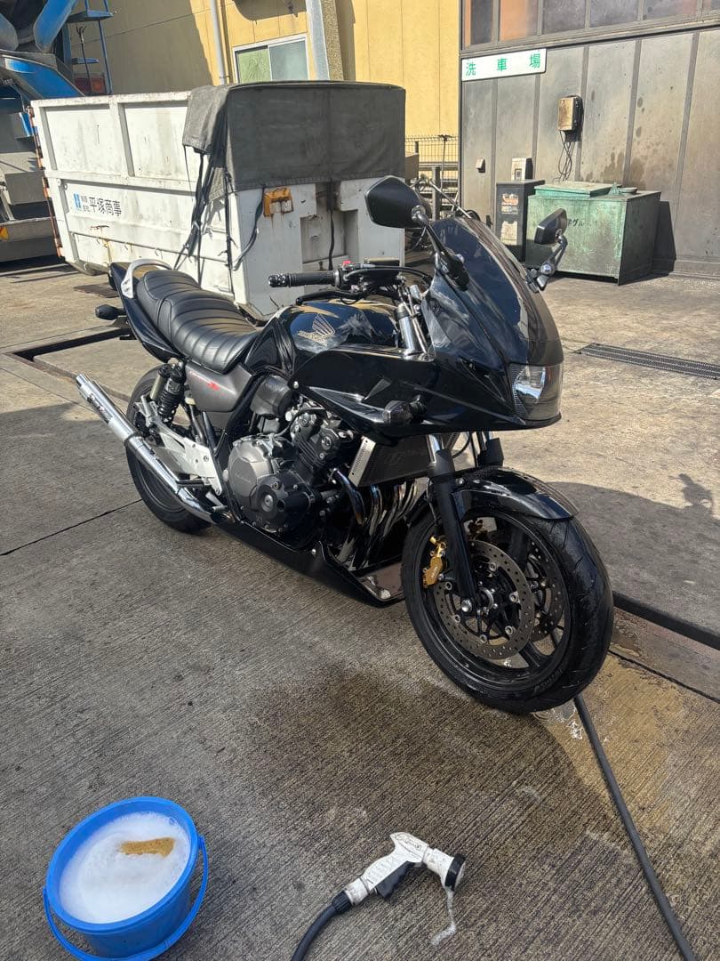 NC42専用ステンレスマフラー　プリティーレーシング　cb400sf cb400