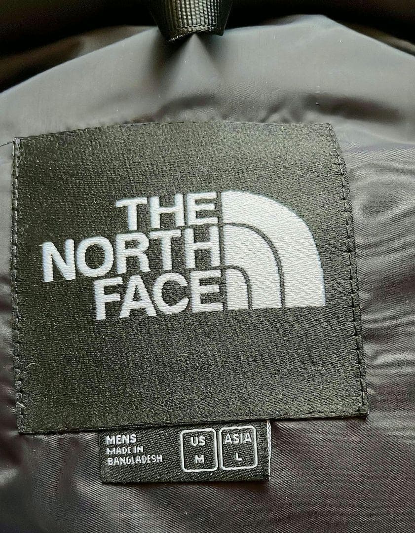 極美品【L】ノースフェイス ヌプシ ブラック 700fill ダウンジャケット