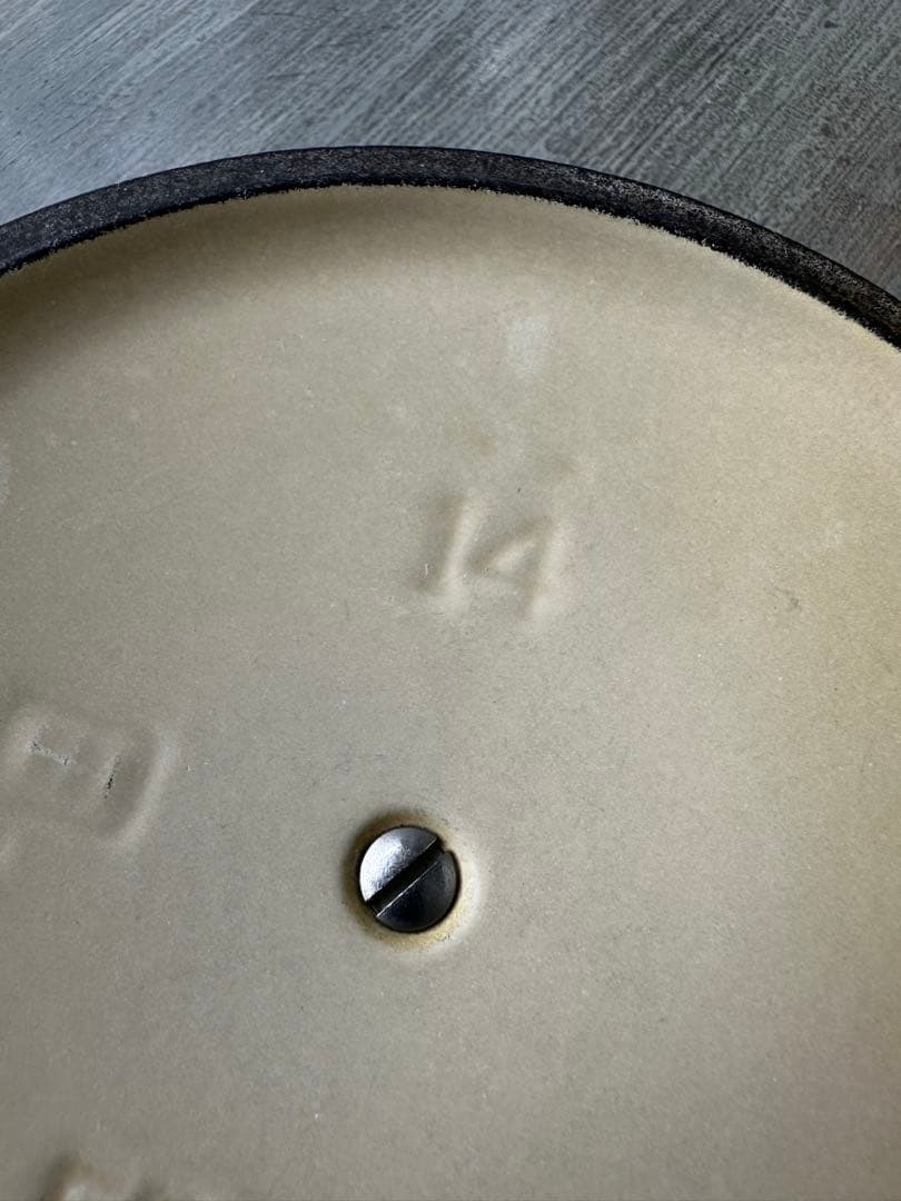 貴重【14cm】ル・クルーゼ　ココット・ロンド 1人前用 イエロー