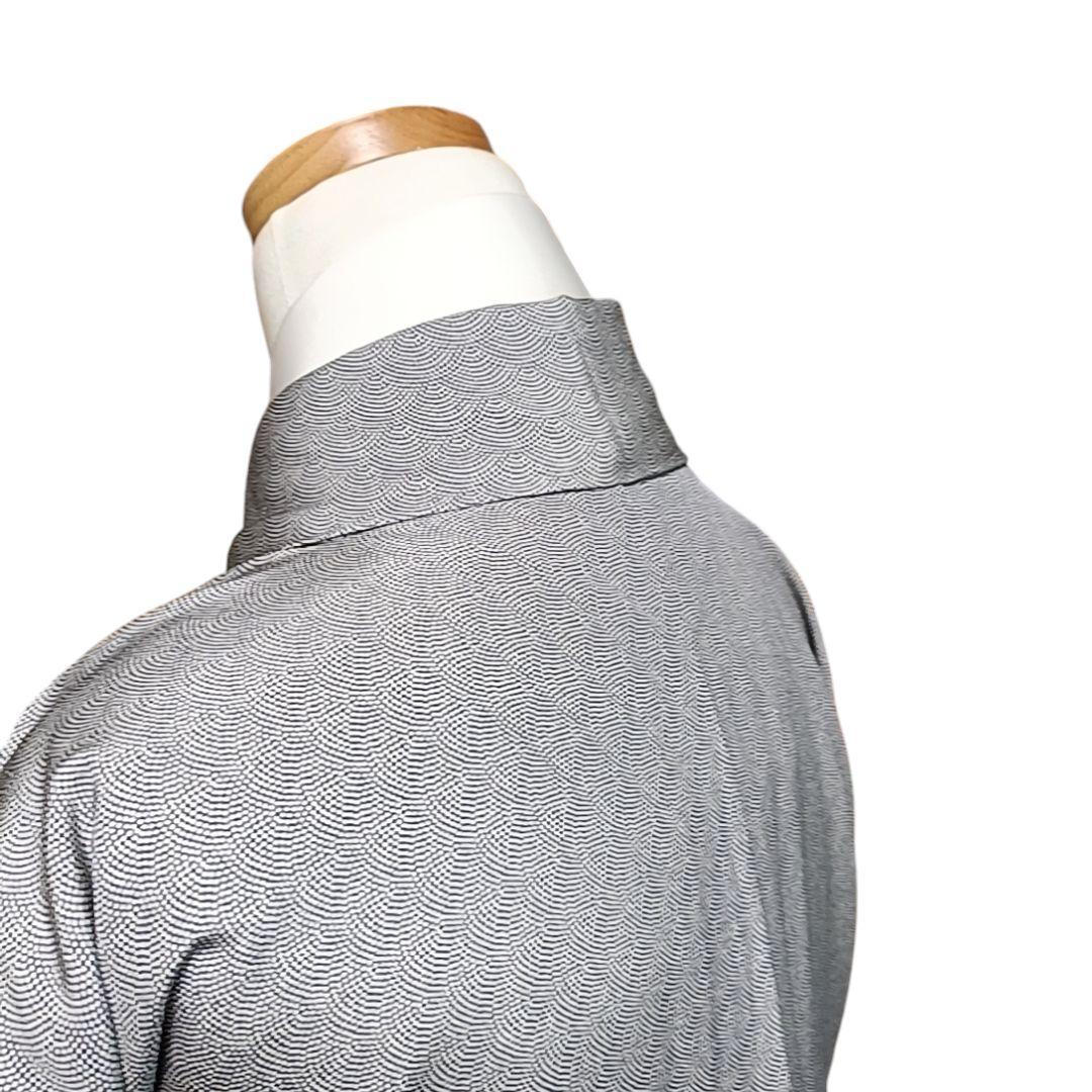 く*く様 ☆21 えっと 小紋 江戸小紋 鮫 紫地