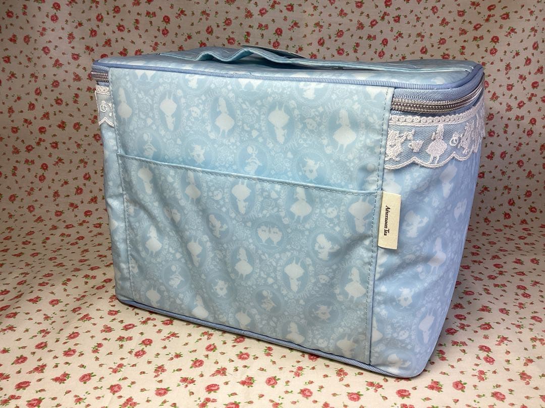 【未使用】アフタヌーンティー　バッグ　ディズニー　近沢レース　小物入れ　バニティ