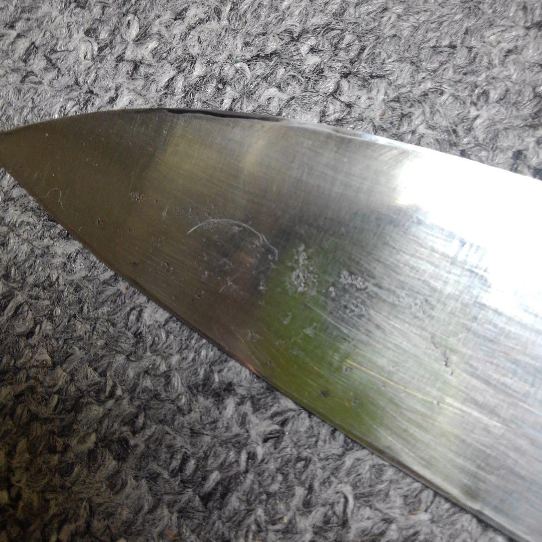 ONo.483　中古　堺・出刃包丁(極上登録　卍正忠　請合)