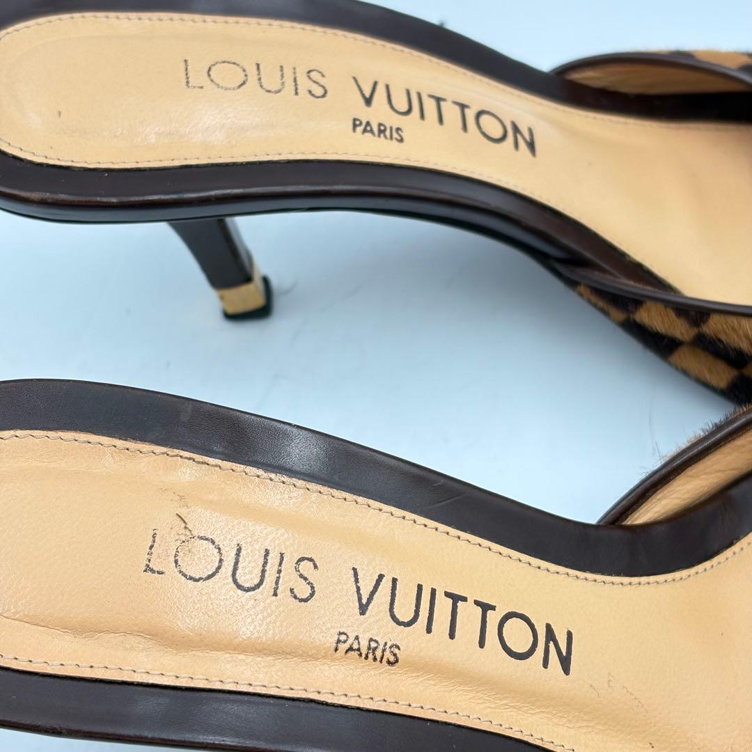 ルイヴィトン ダミエ ミュールサンダル レディース 0725-S6534h