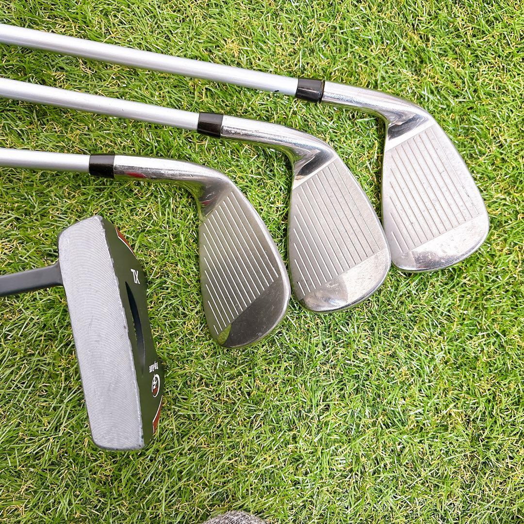 レディースゴルフクラブセット　トップフライト　7本　可愛いキャディバッグ付き