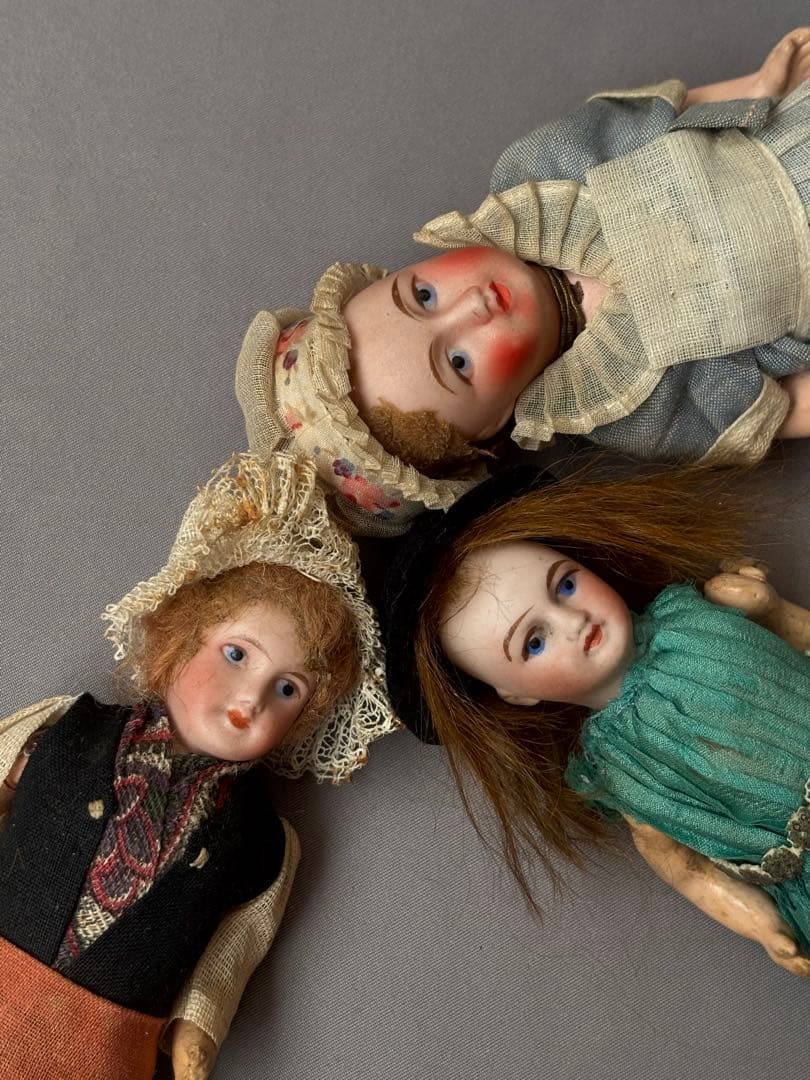 アンティーク ビスクドール ドールハウスドール Unis France