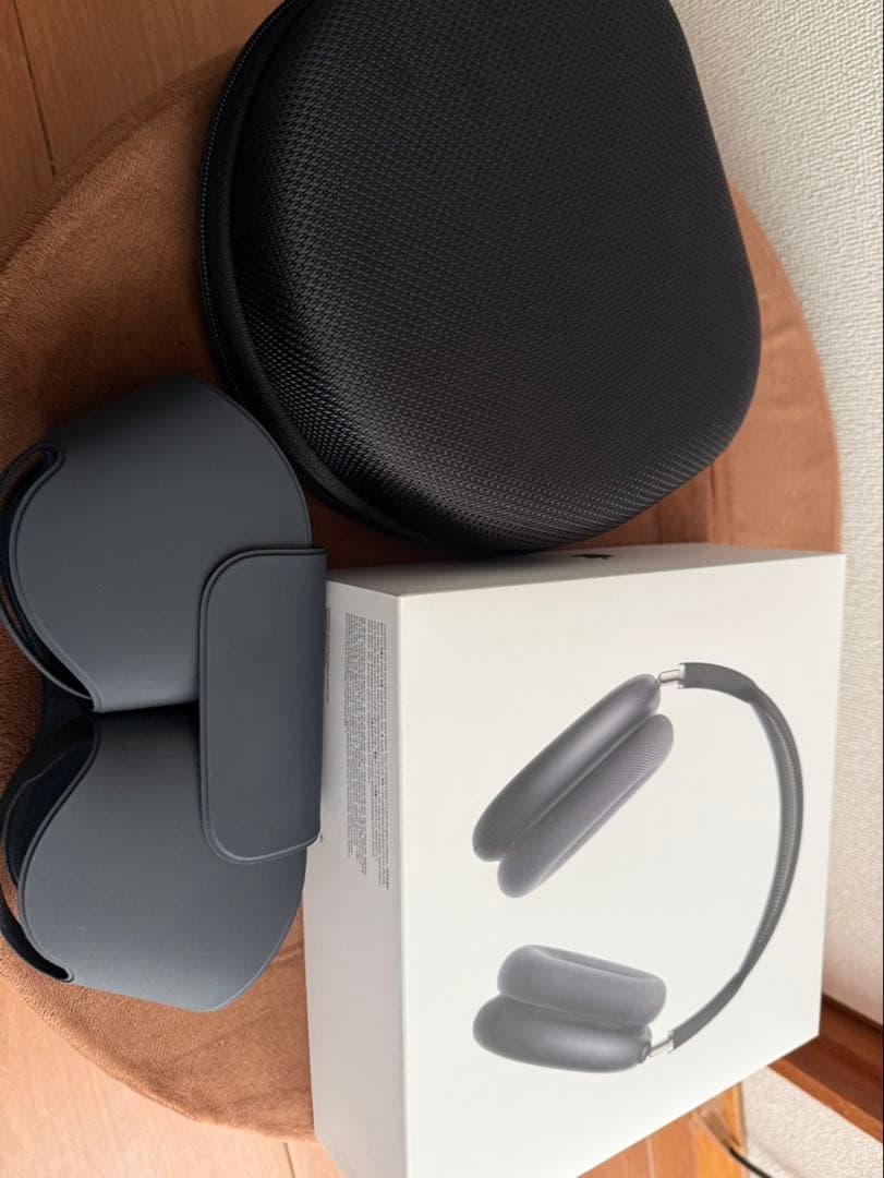 美品AirPods Max 第二世代 ミッドナイト 箱あり 保証あり ケース付