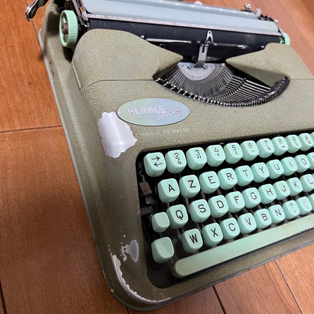 HERMES タイプライター レトロ ヴィンテージ アンティーク　スイス製