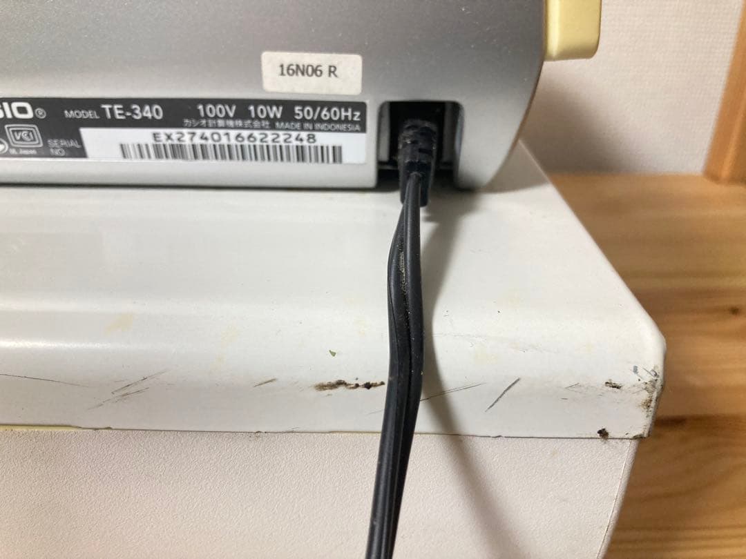 ☆ 超激安！！ カシオ TE-340WE 電子レジスター 10部門 CASIO