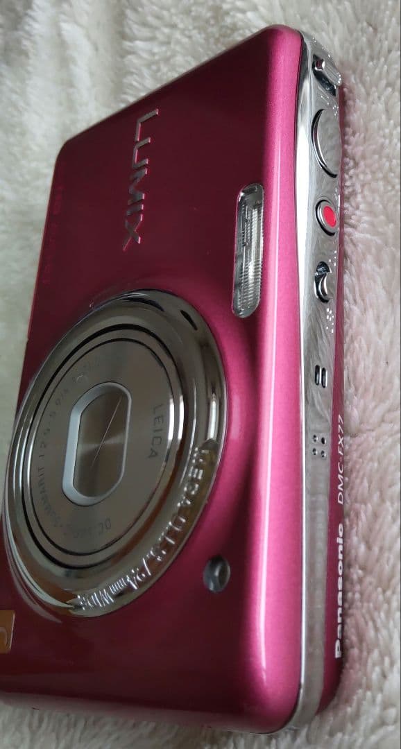Panasonic LUMIX DMC-FX77 ピンク デジタルカメラ 箱付