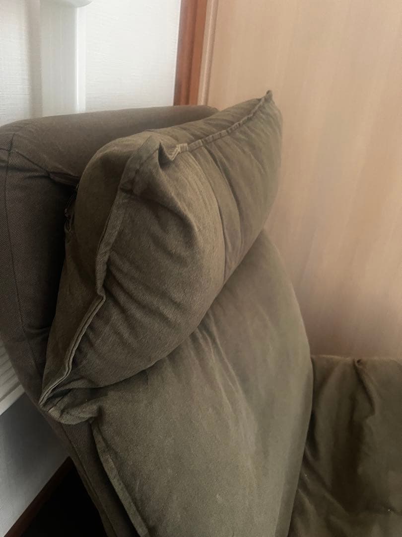 無印良品　リクライニングソファ　ブラウン