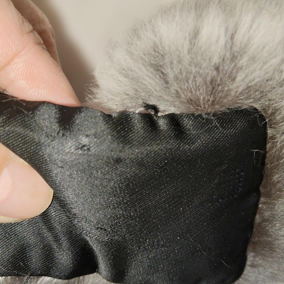 チンチラマフラーショール、、極美品