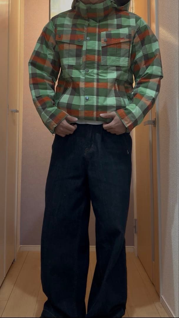 BURTON “ SHELL JACKET”CHECK gorpcore