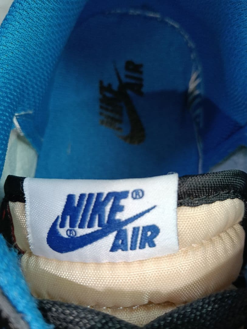 だ*い様 NIKE Air Jordan 1 ホワイト/ブラック/ブルー