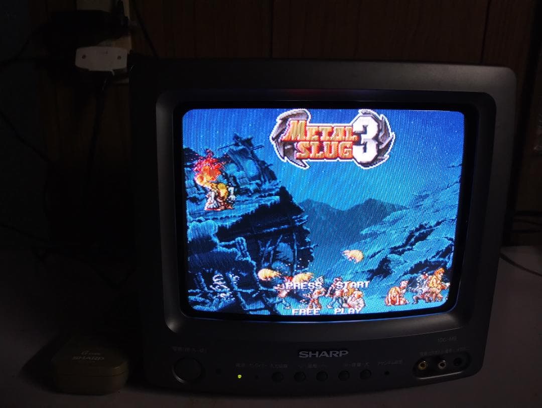 【画質良好】シャープ　10インチ　ポータブル　ブラウン管テレビ　10C-M9