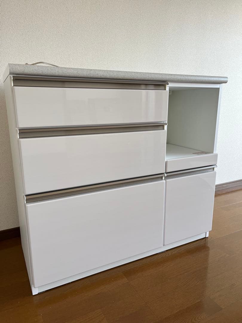 本日最終日【美品】ニトリキッチンカウンター100㎝幅たのメル便代込