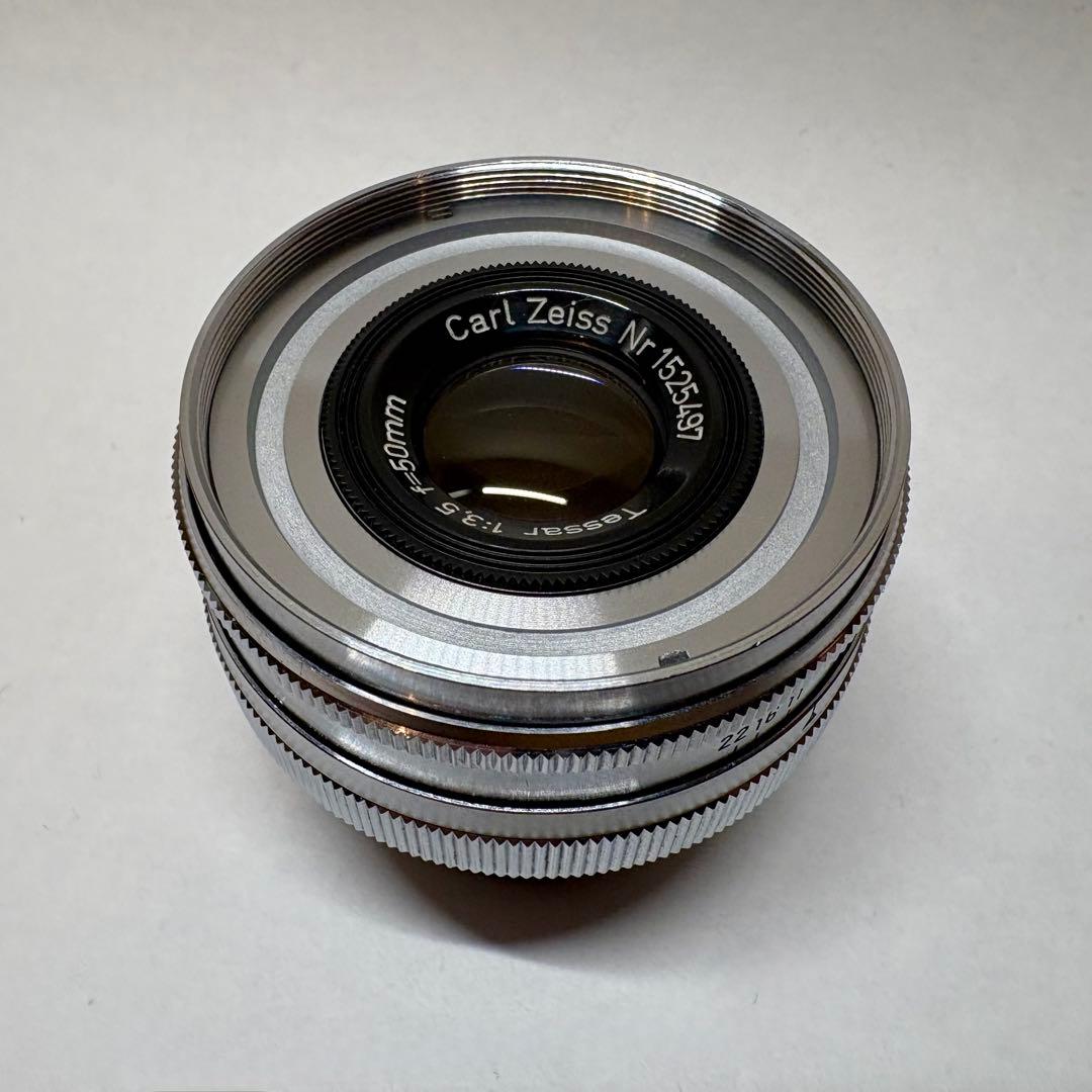 美品 Carl Zeiss Tessar 50mm F3.5 contax RF