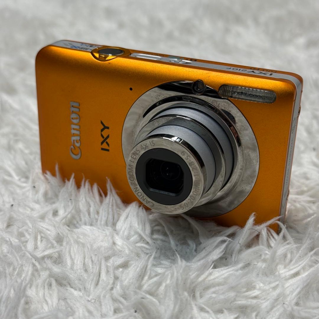 CANON IXY 210F 動作確認済 デジタルカメラ オレンジ OR
