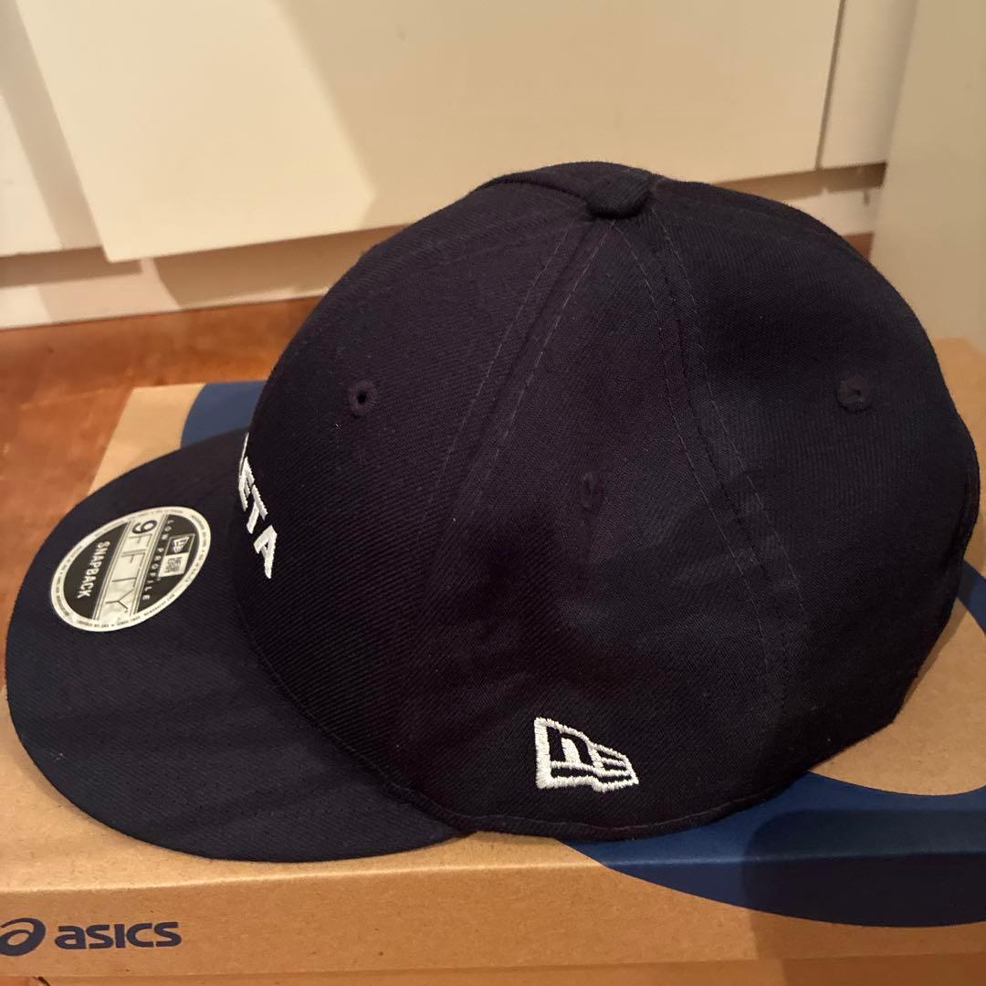 アスレタ NEW ERA キャップ　ネイビー　大人用フリーサイズ