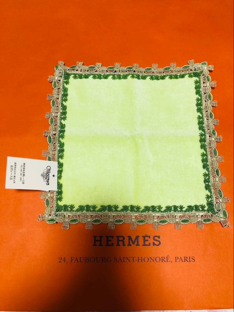 【新品未使用】近沢レース　タオルハンカチ　和レース5枚セット