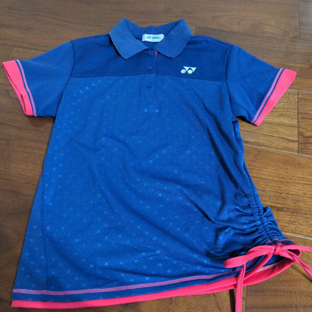 ヨネックス　ポロシャツ　4枚セット　青　水玉М